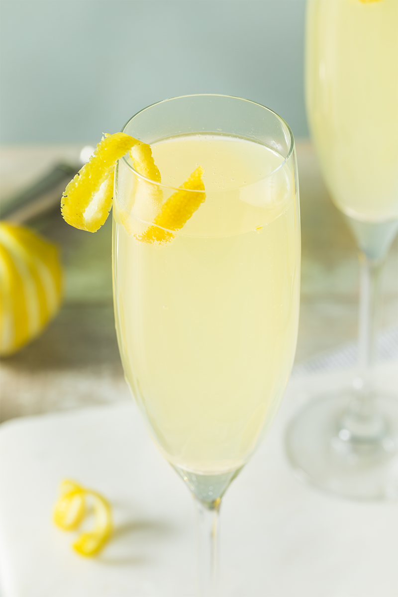 10 recettes de cocktails irrésistibles pour les fêtes 9 Cocktail classique. Le French 75.