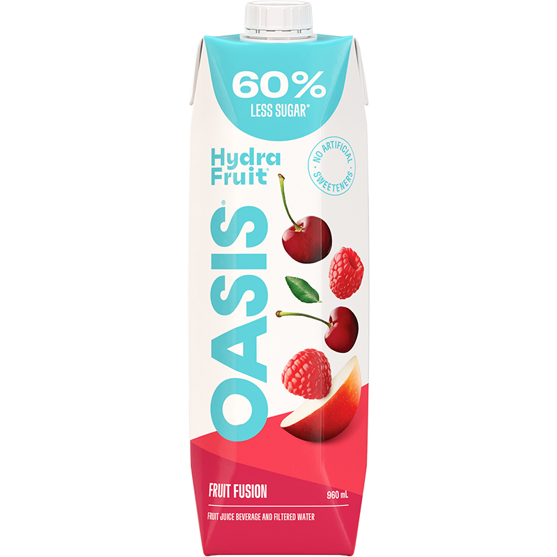OASIS HYDRAFRUIT               FRUIT FUSION Prisma Tetra 960mL