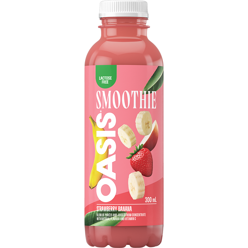 OASIS SMOOTHIE STRAWBERRY BANANA Carton 4X300mL
