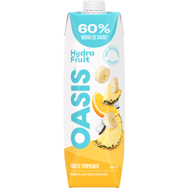 OASIS HYDRAFRUIT FRUITS TROPICAUX Prisma Tetra 960mL