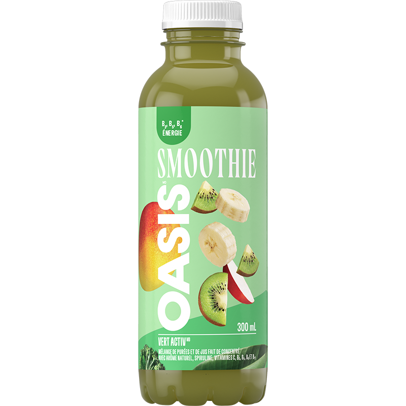 OASIS SMOOTHIE VERT ACTIV Carton 4X300mL