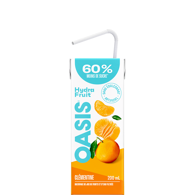 OASIS HYDRAFRUIT CLÉMENTINE Tetra 200mL